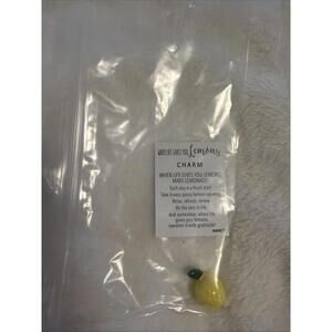 R1 When LIFE GIVES YOU LEMONS lemon Charm miniature figurine Ganz hard times